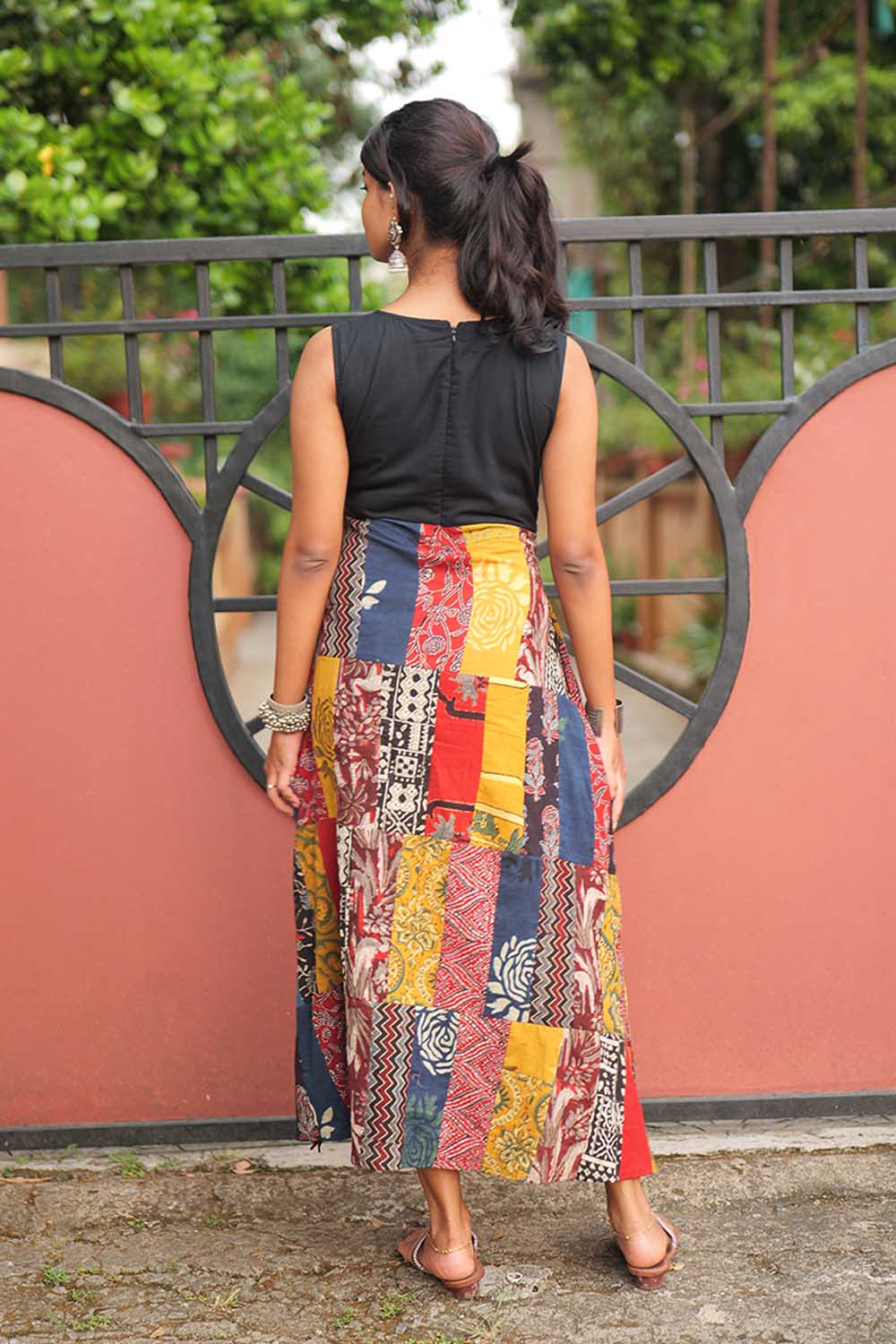 Black Patch Dress