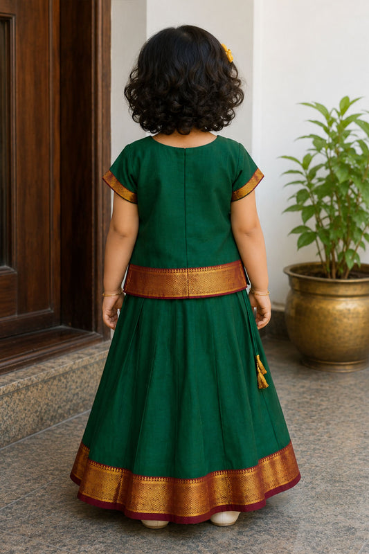 Green Top & Skirt