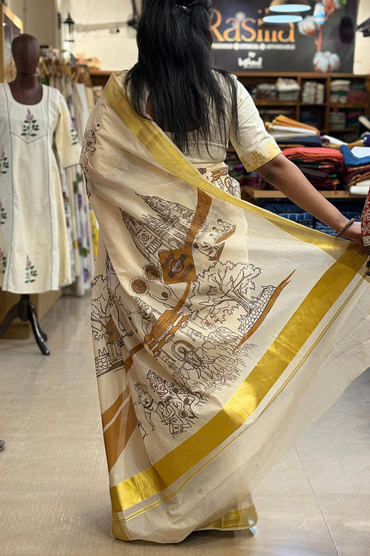 Thrissur Pooram Saree