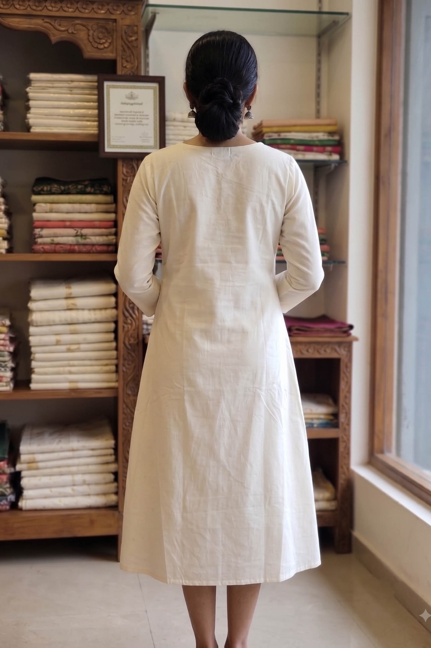Onam Mixed Print Kurti