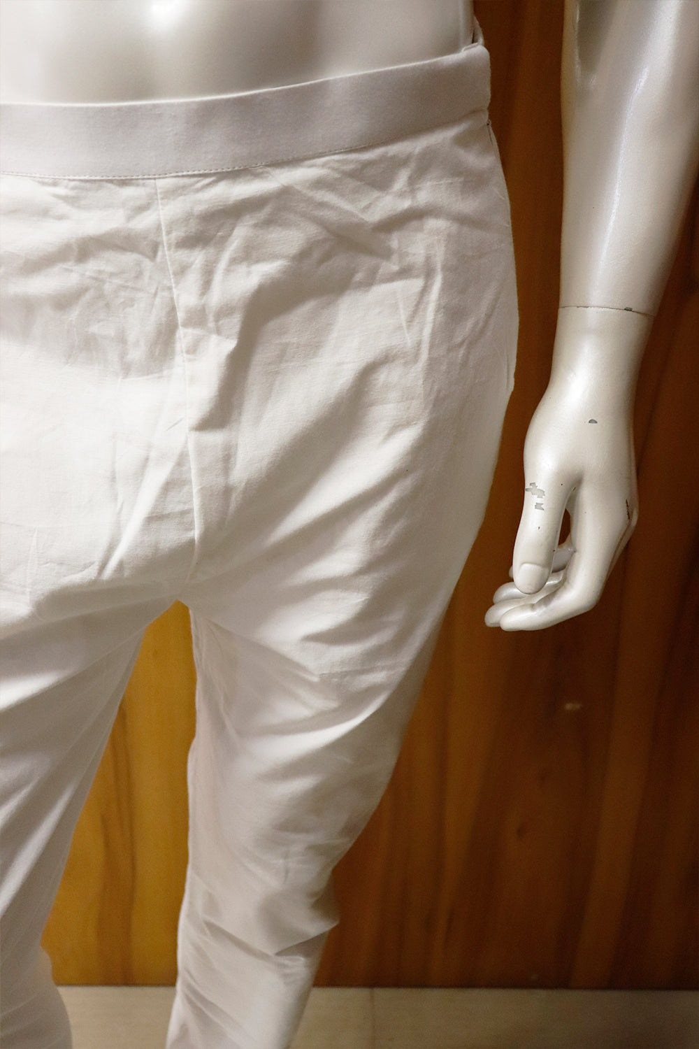 Chendamangalam White Trousers