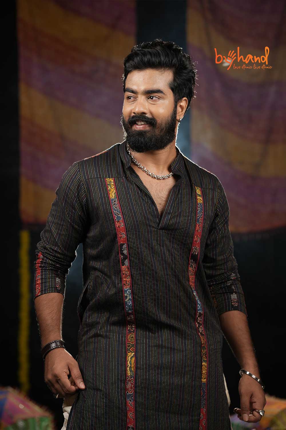 Yoke Cut patch Detailing Kurta