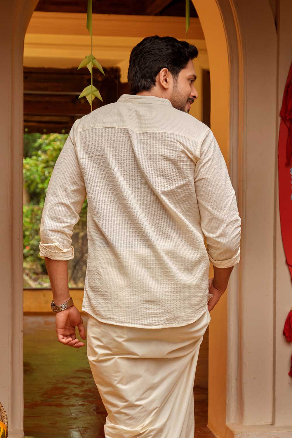Shangupushpam Handpainted Full Sleeve Shirt
