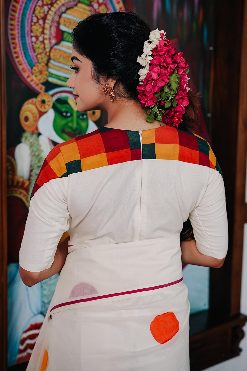 Multi Color Patch Blouse