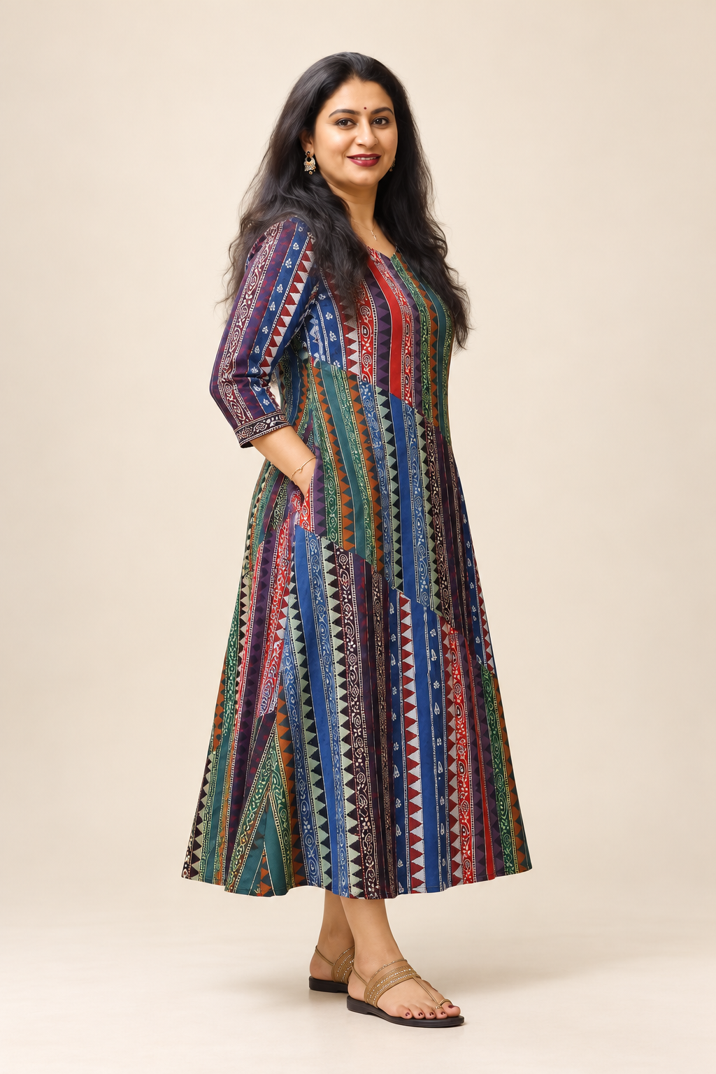 A Line Bohemian Dress