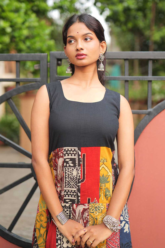 Black Patch Dress