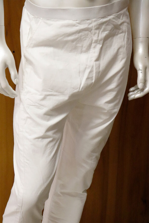 Chendamangalam White Trousers