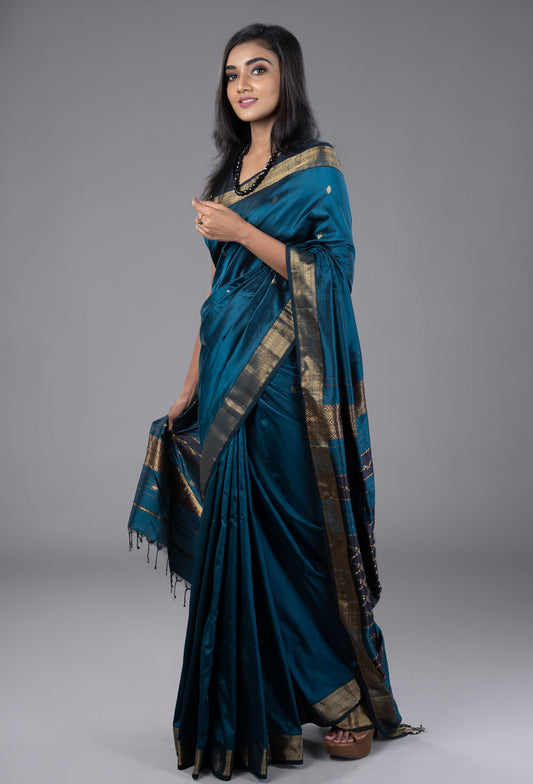Maheshwari Mulberry Silk Saree