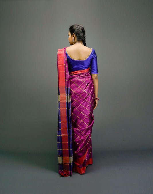 Tussar Dupion Handloom Saree