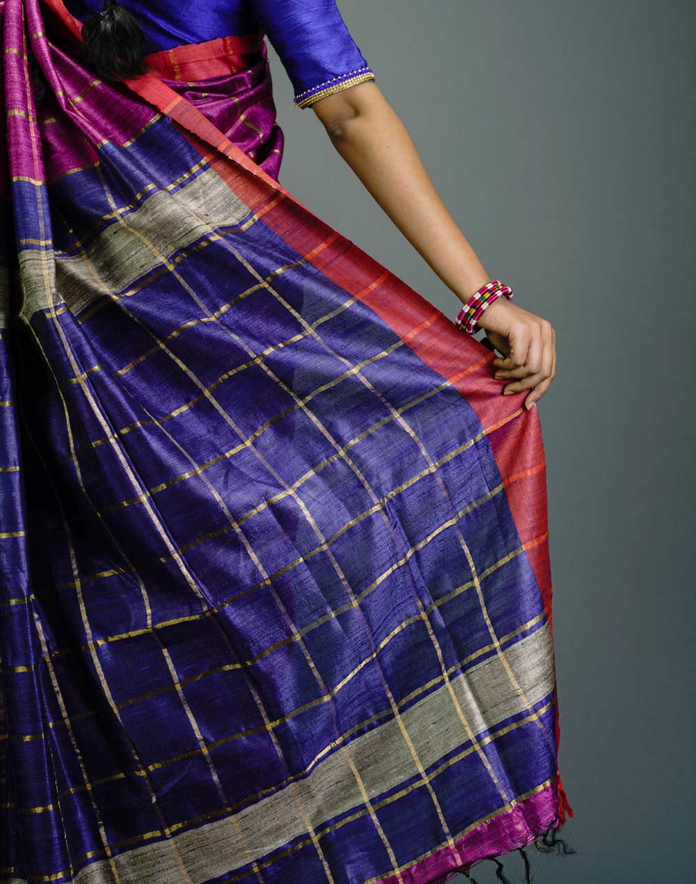 Tussar Dupion Handloom Saree