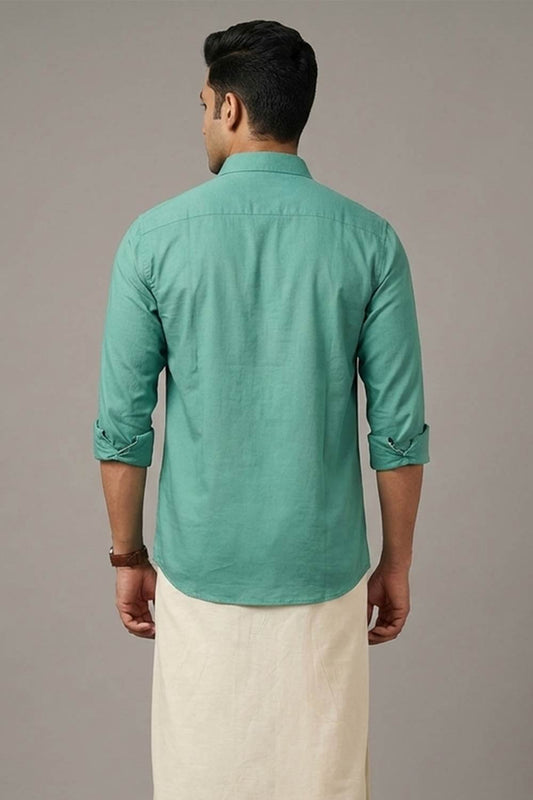 Mint Green Plain Shirt