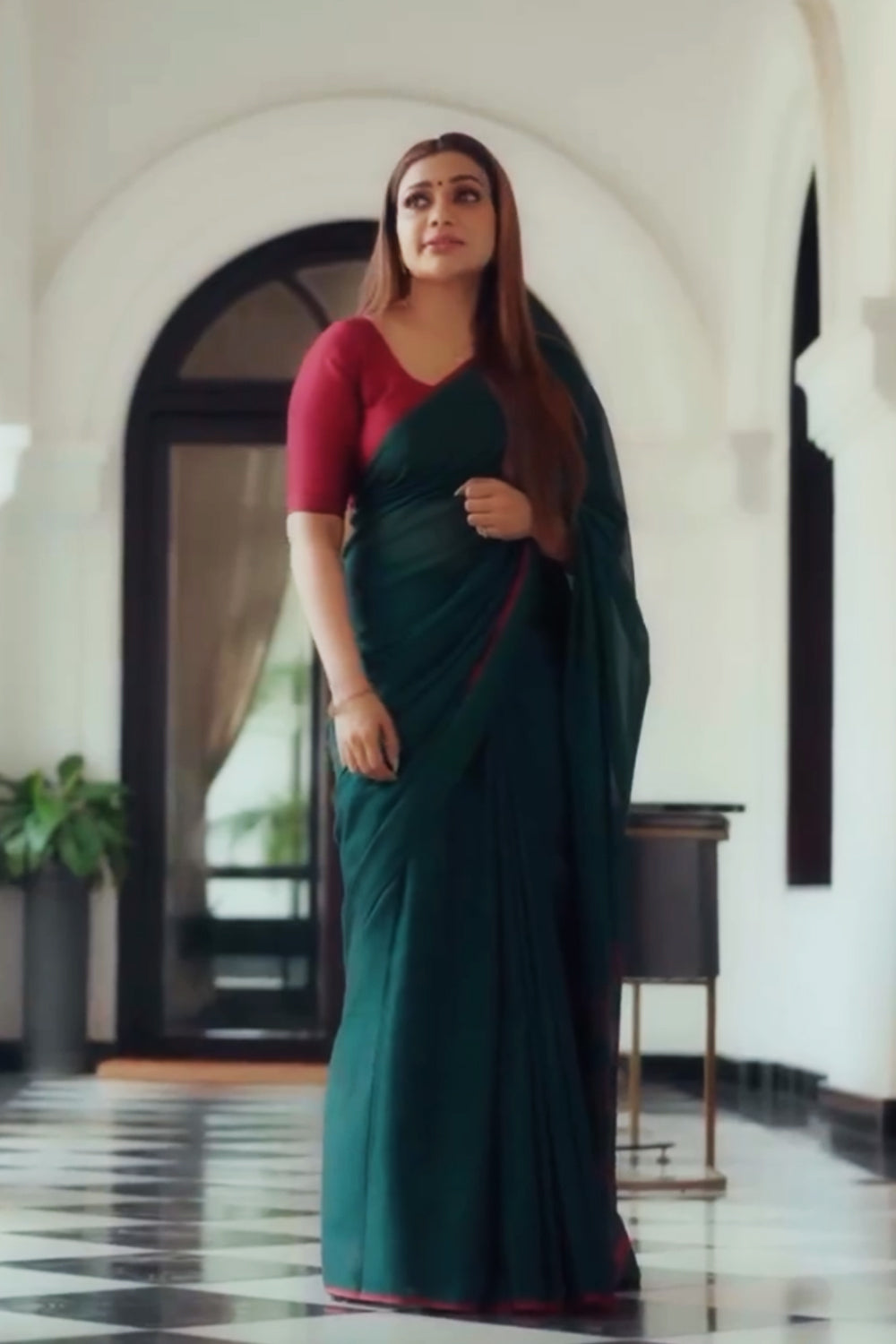 Green Narayanpettu Saree