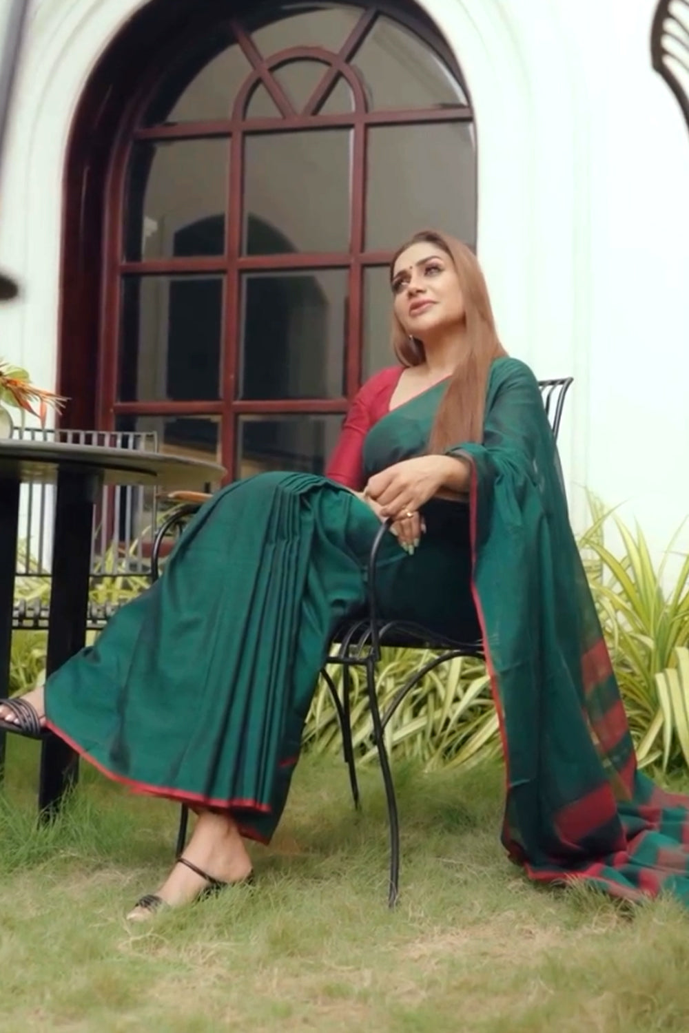 Green Narayanpettu Saree