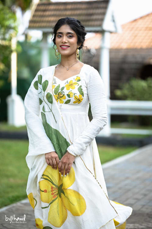 Kanikonna Hand Painted Dupatta