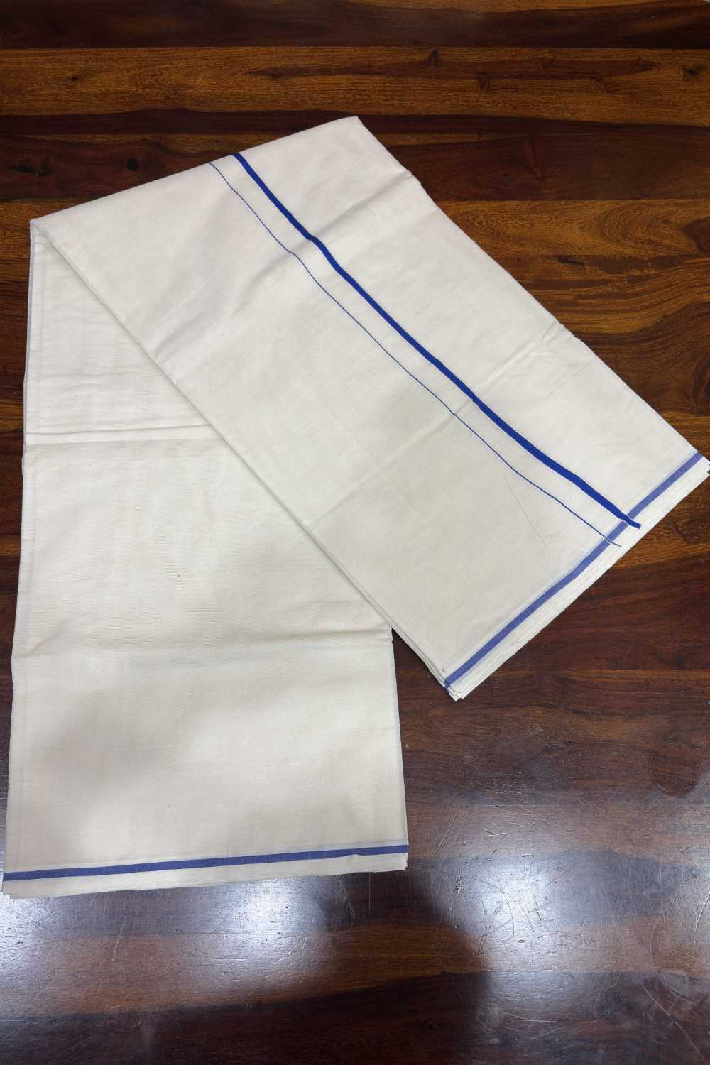 Blue Puliyilakara Saree