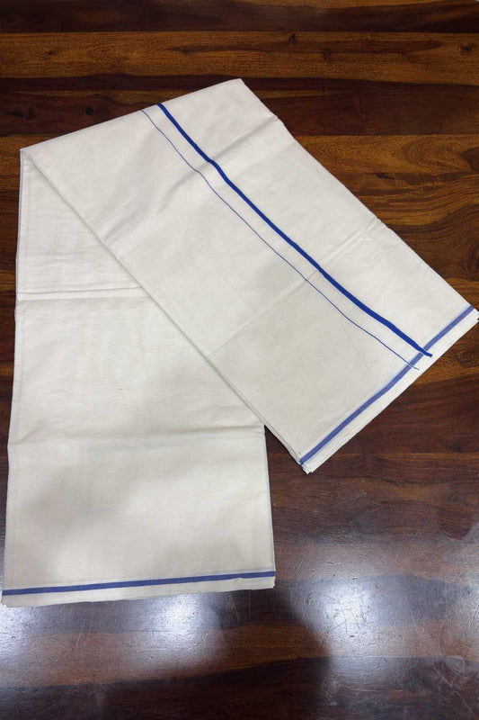 Blue Puliyilakara Saree