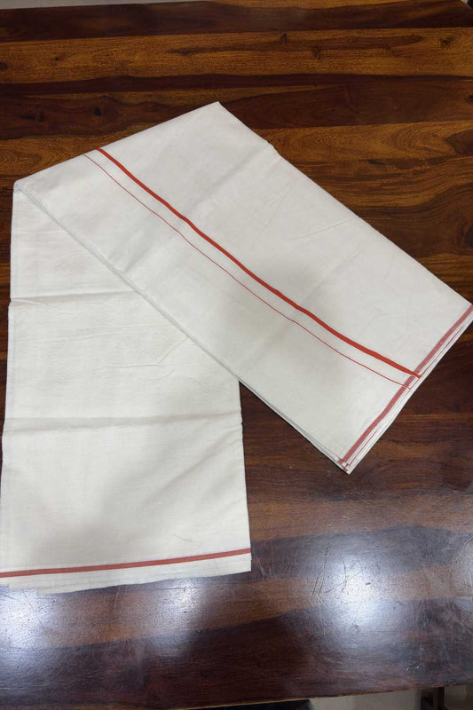 Orange Puliyilakara Saree