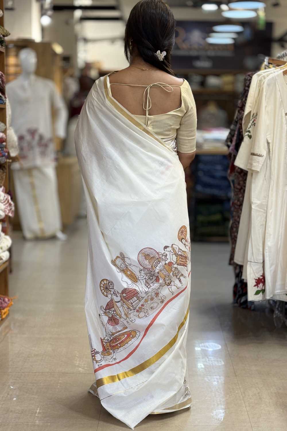 Keraliyam Print Saree