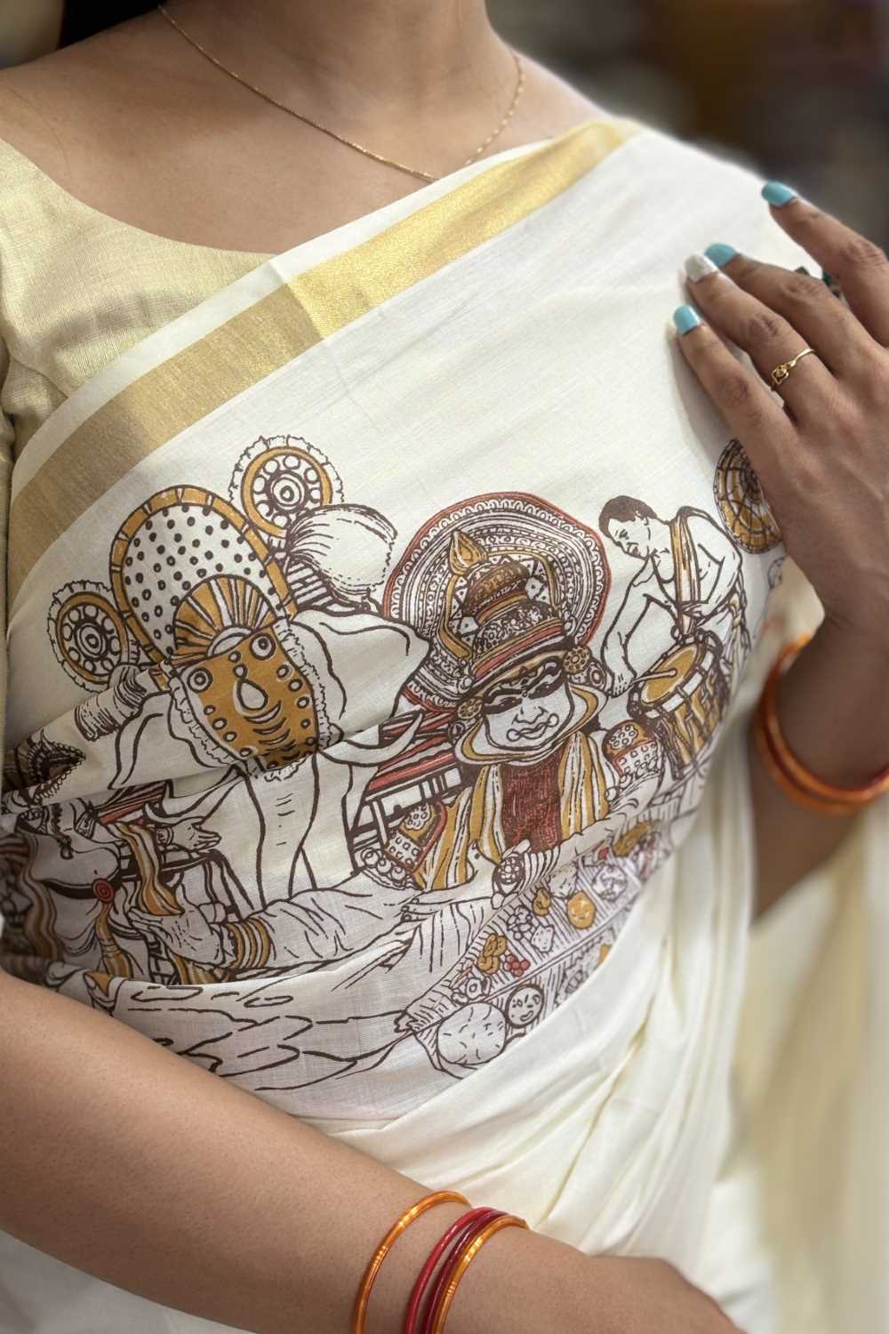 Keraliyam Print Saree