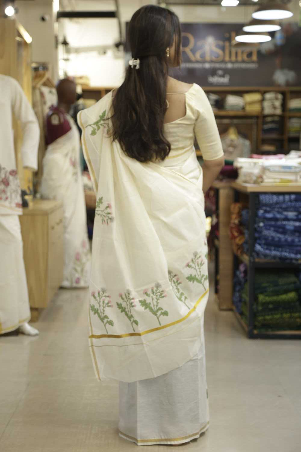 Muyalcheviyan print Set Mundu