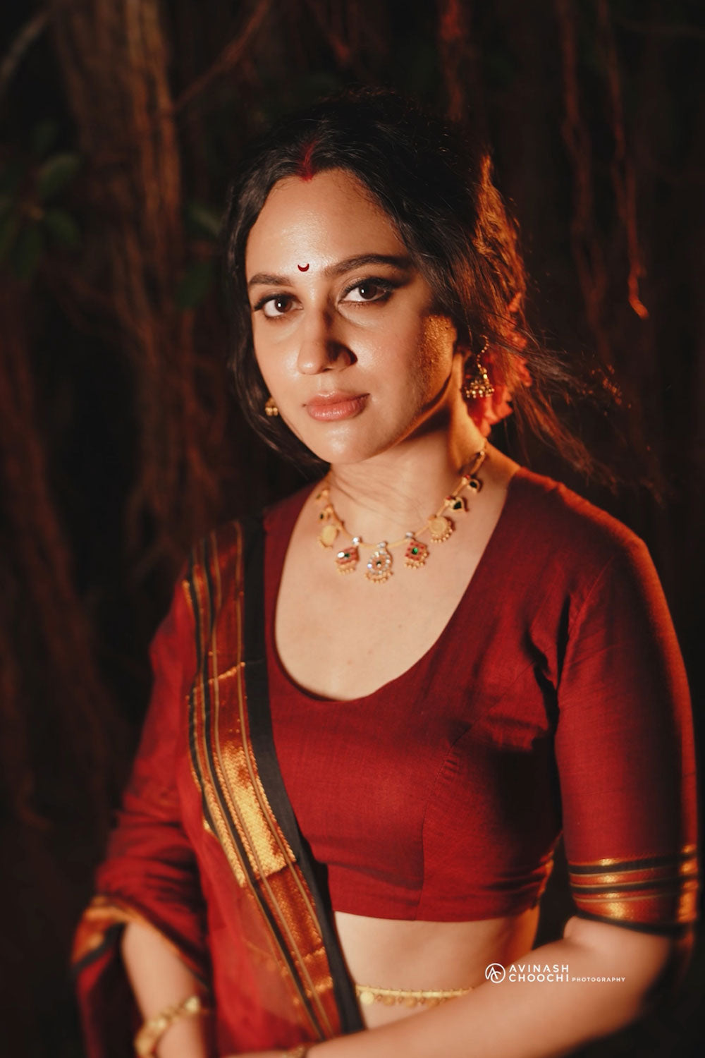 Narayanan pet Hadloom 3 Pcs Dhavani Set