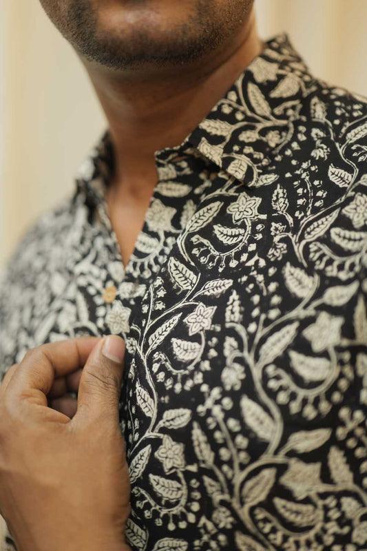 Black Base Printed Shirt