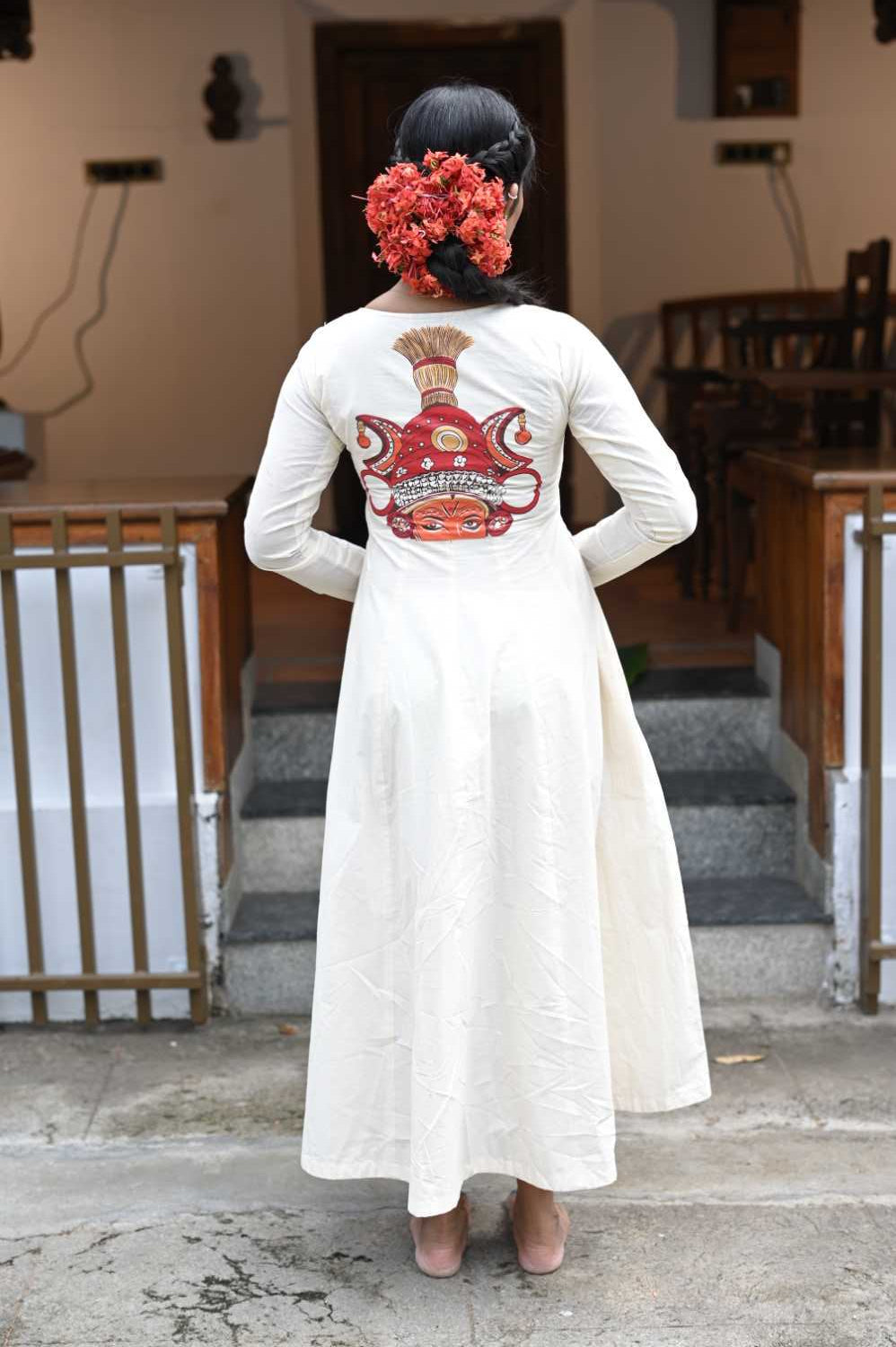 Onapottan Printed Anarkali
