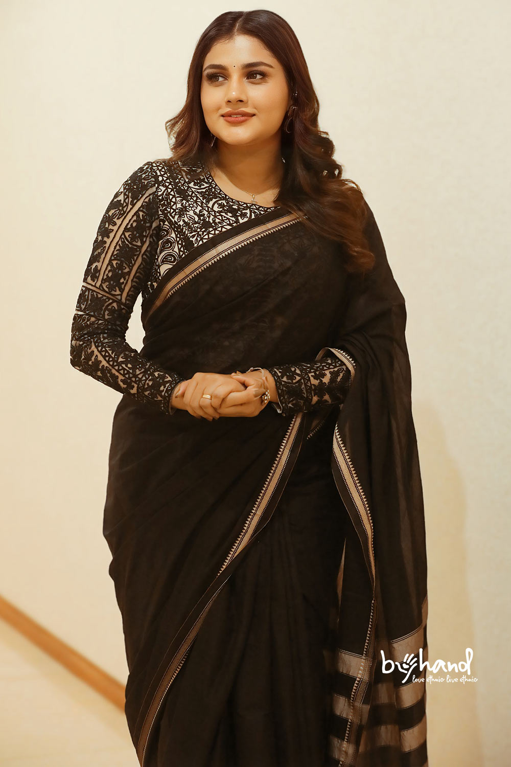 Black Narayanpethu Saree