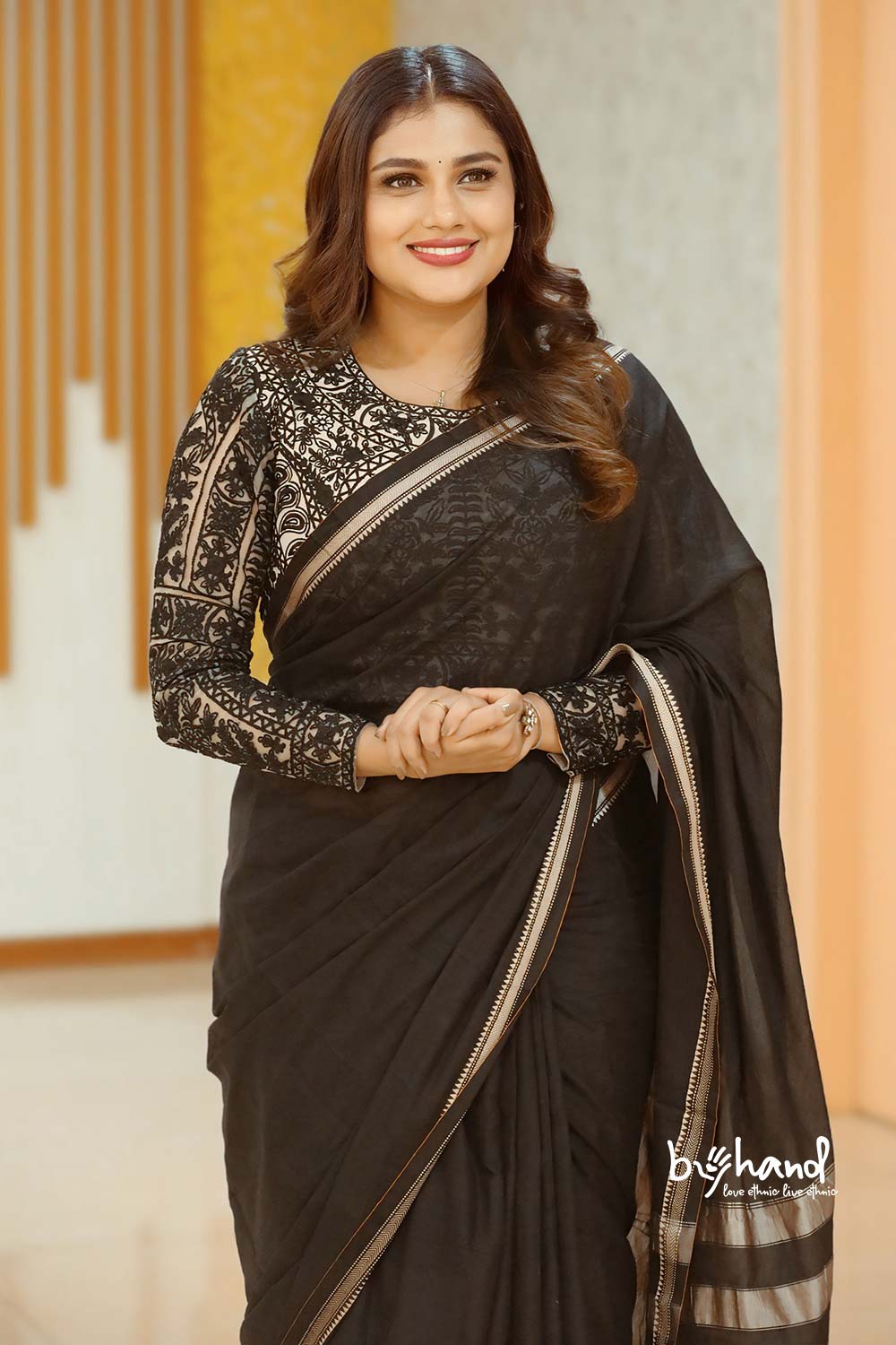 Black Narayanpethu Saree
