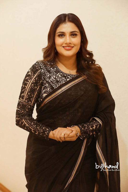 Black Narayanpethu Saree