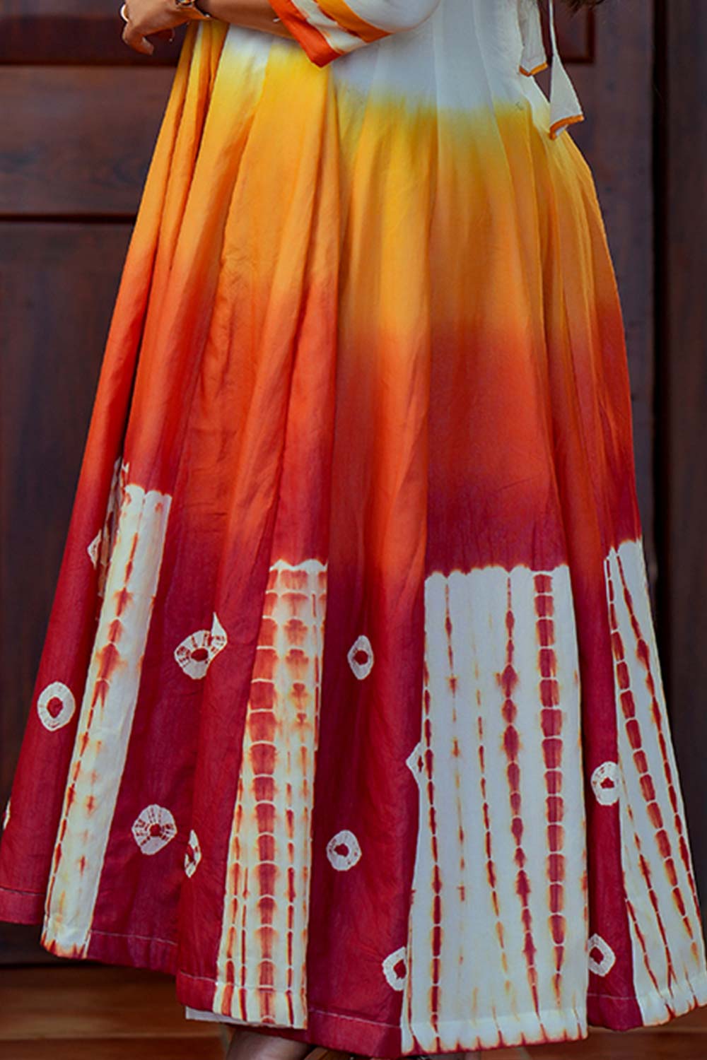 Bandhini & Shibori Anarkali