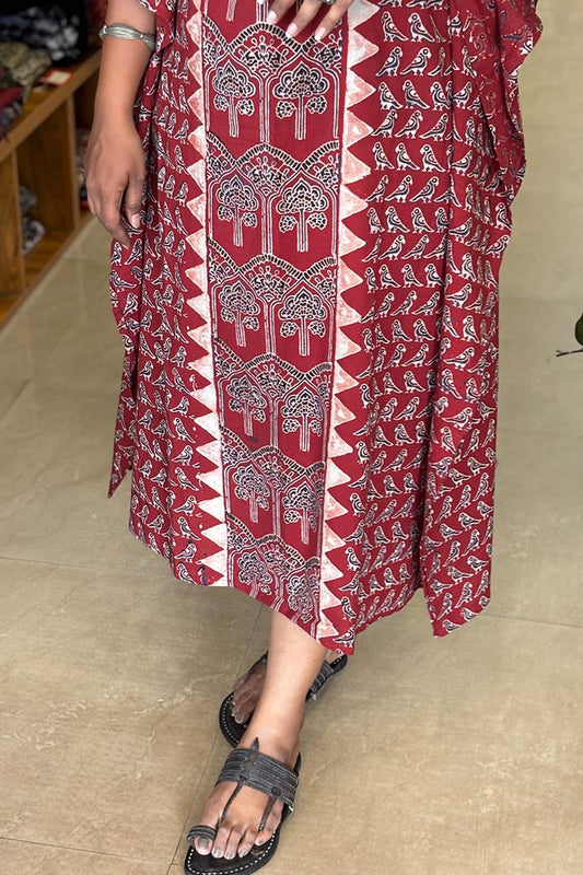 Red Base Kaftan