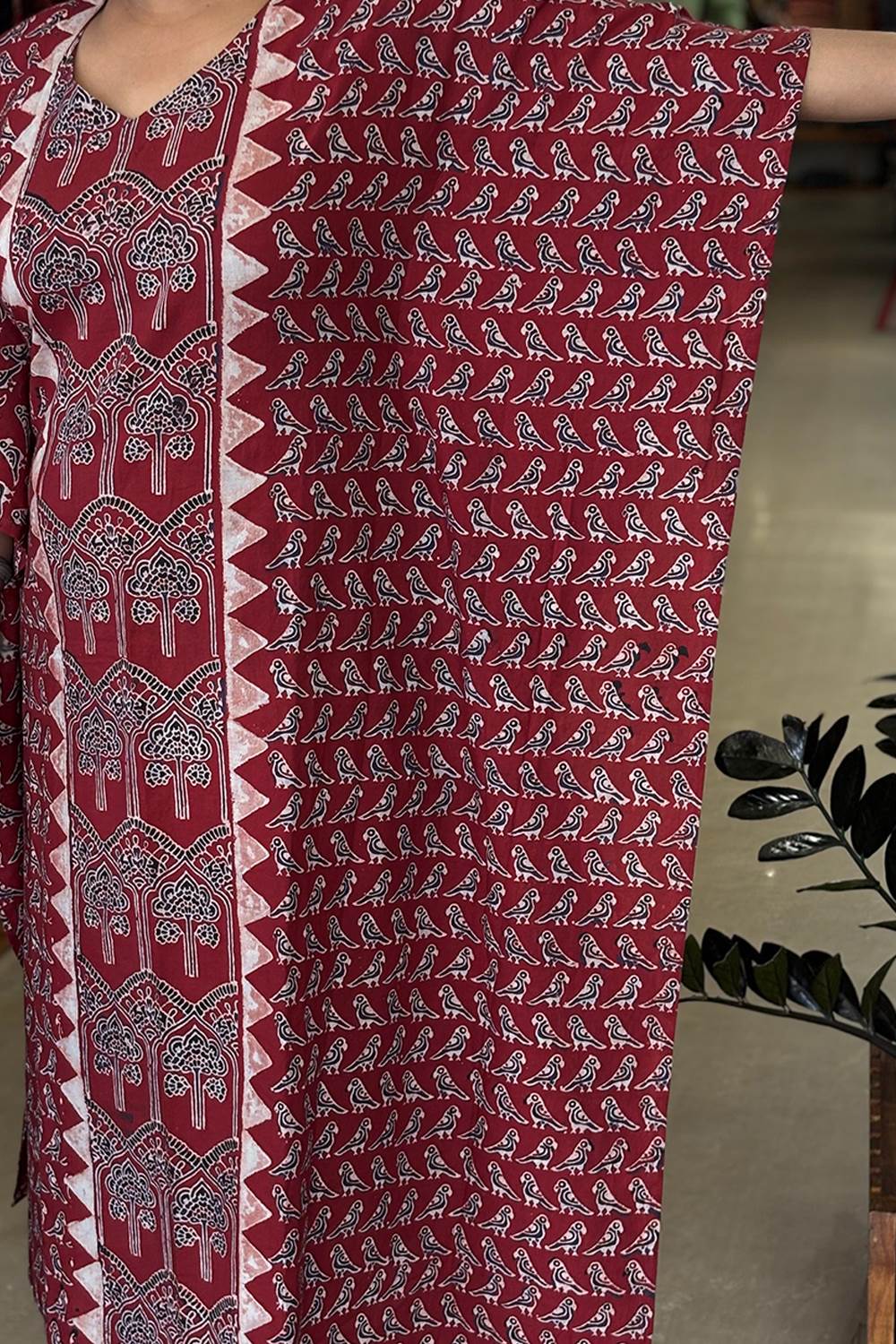 Red Base Kaftan