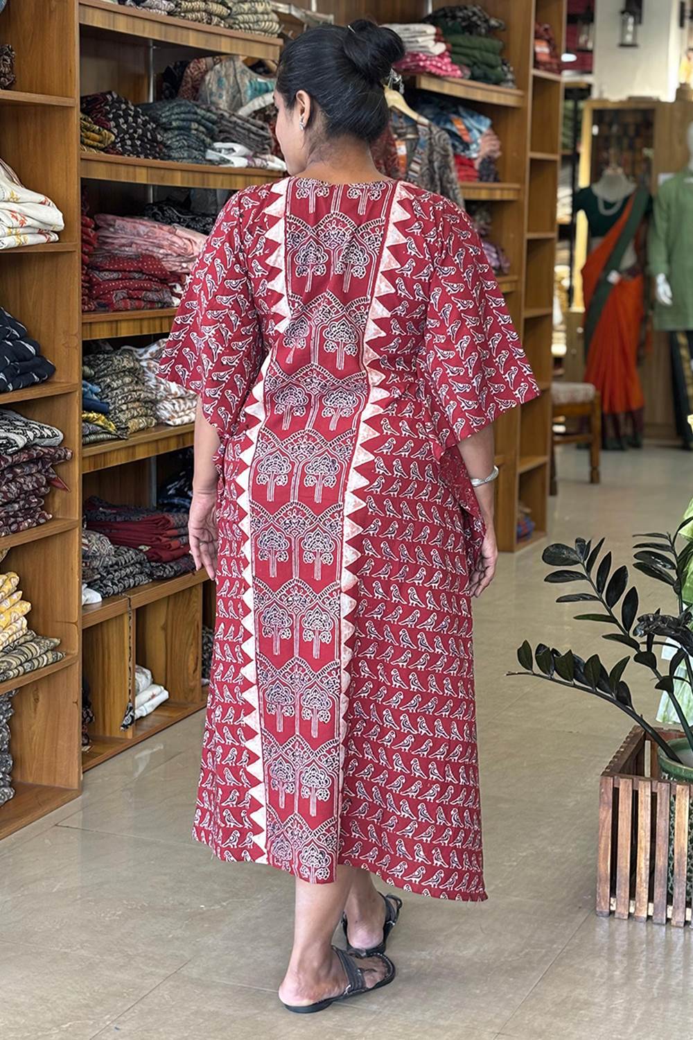 Red Base Kaftan