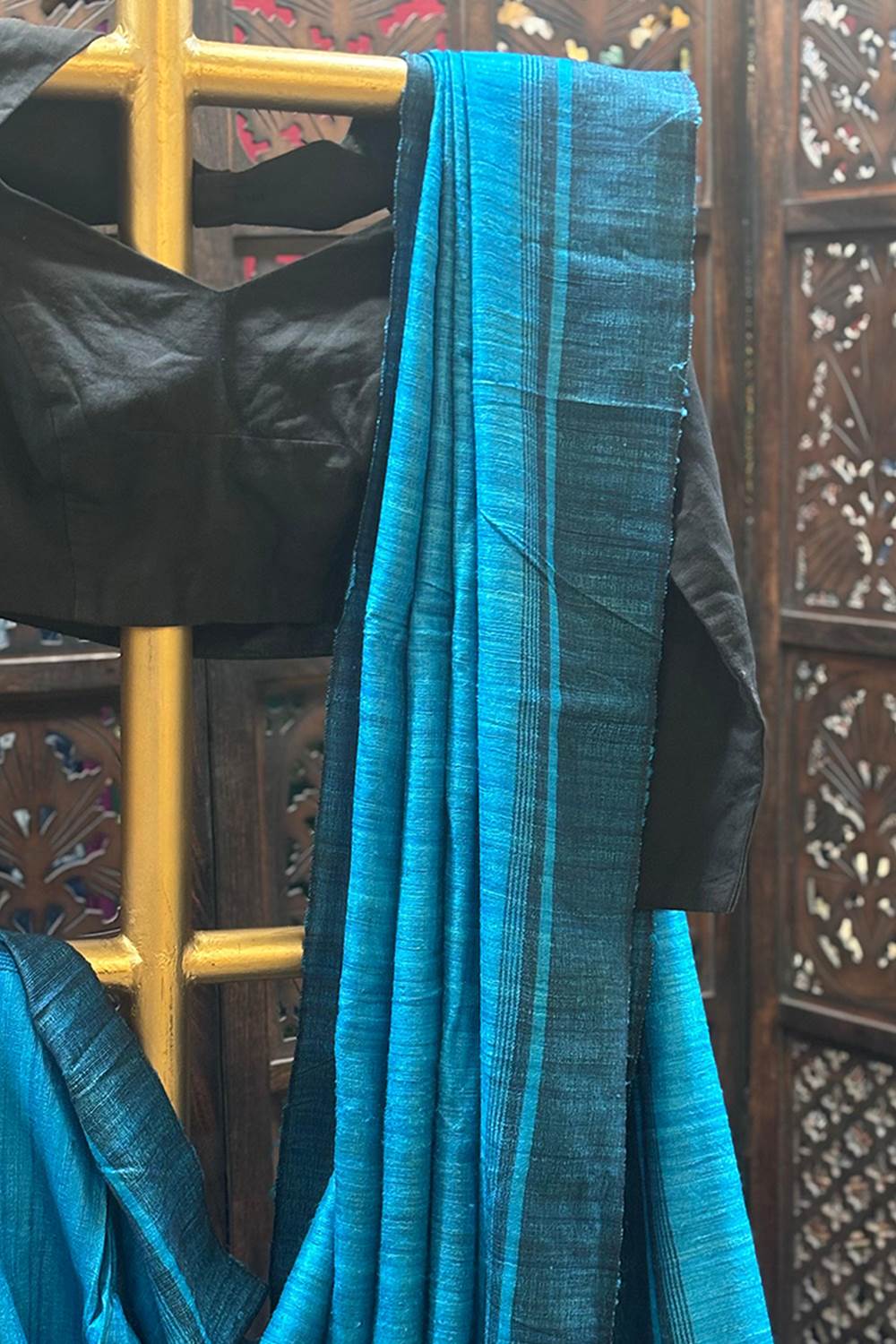Tussar Gicha Handloom Saree