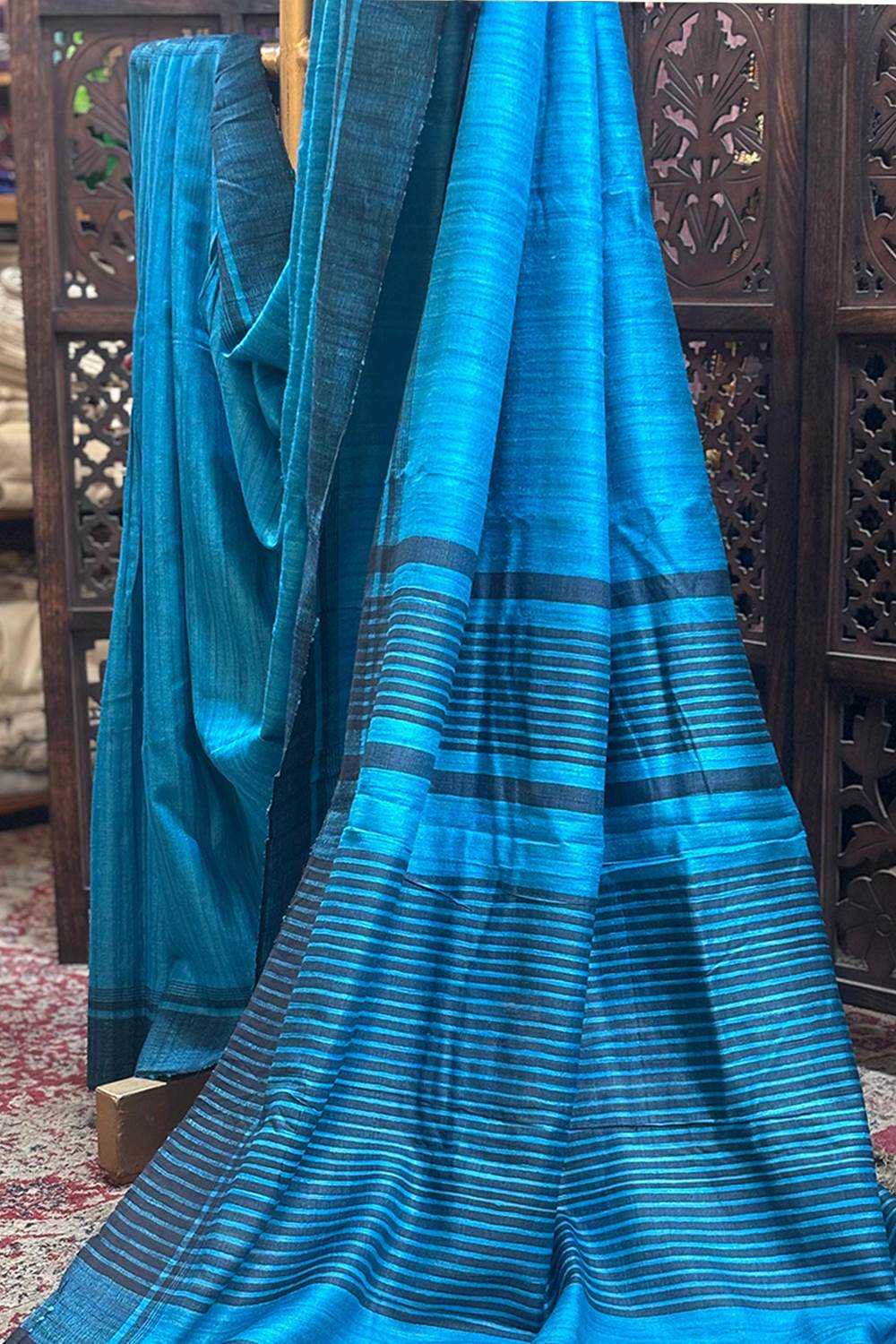 Tussar Gicha Handloom Saree