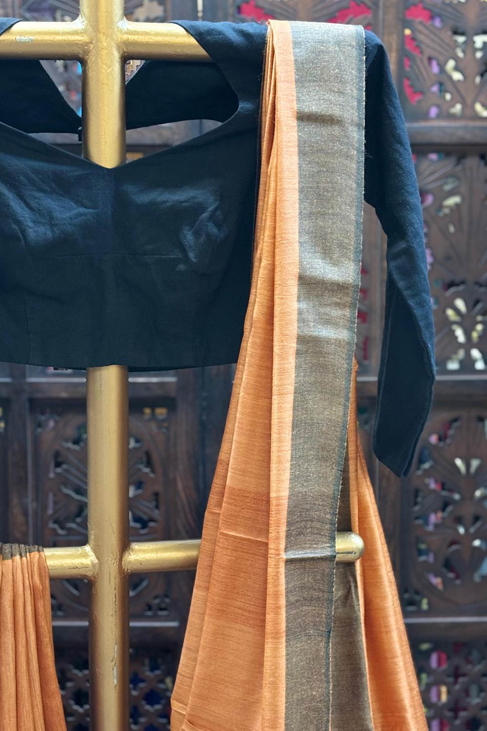 Tussar Gicha Handloom Saree