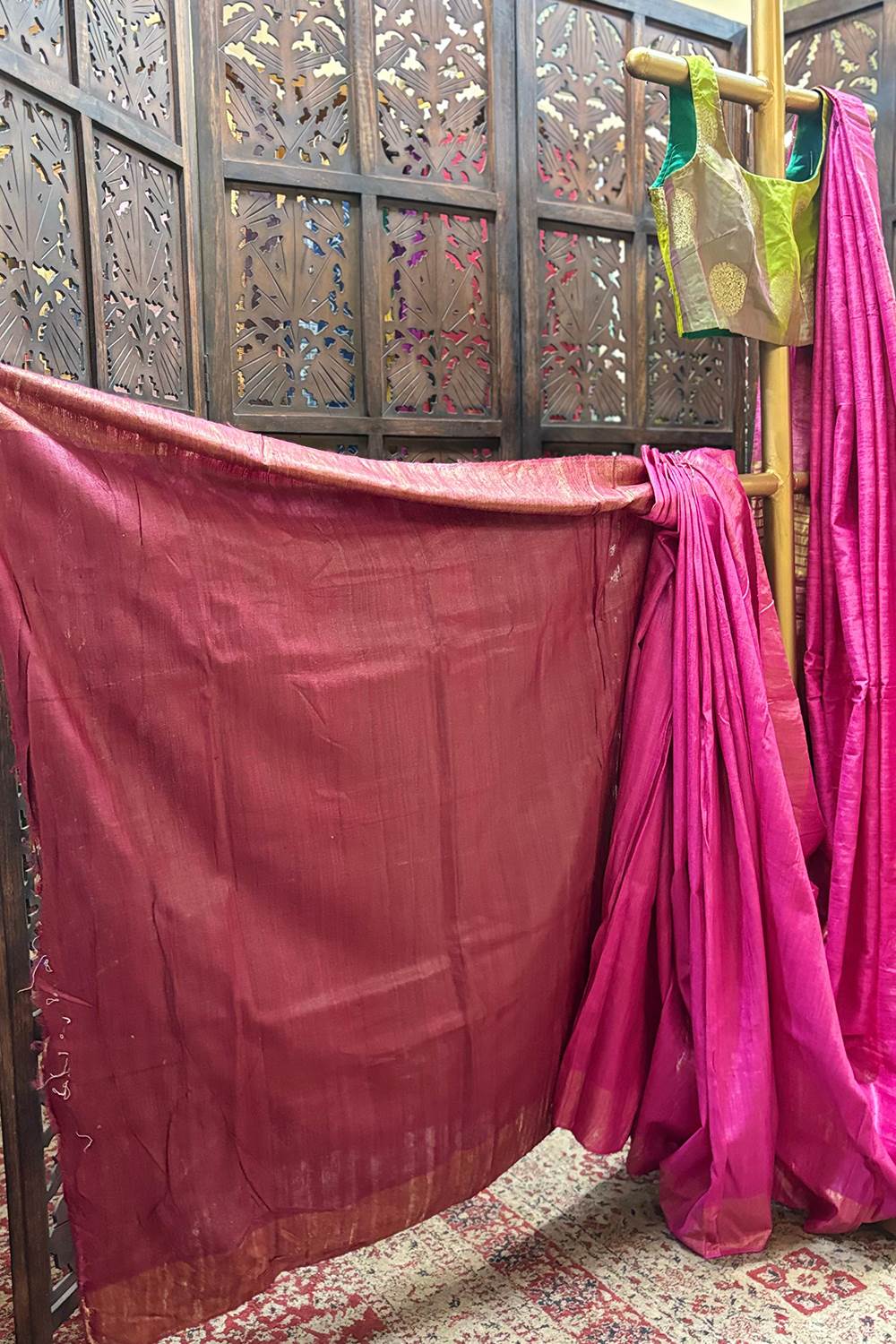 Tussar Gicha Premium Saree