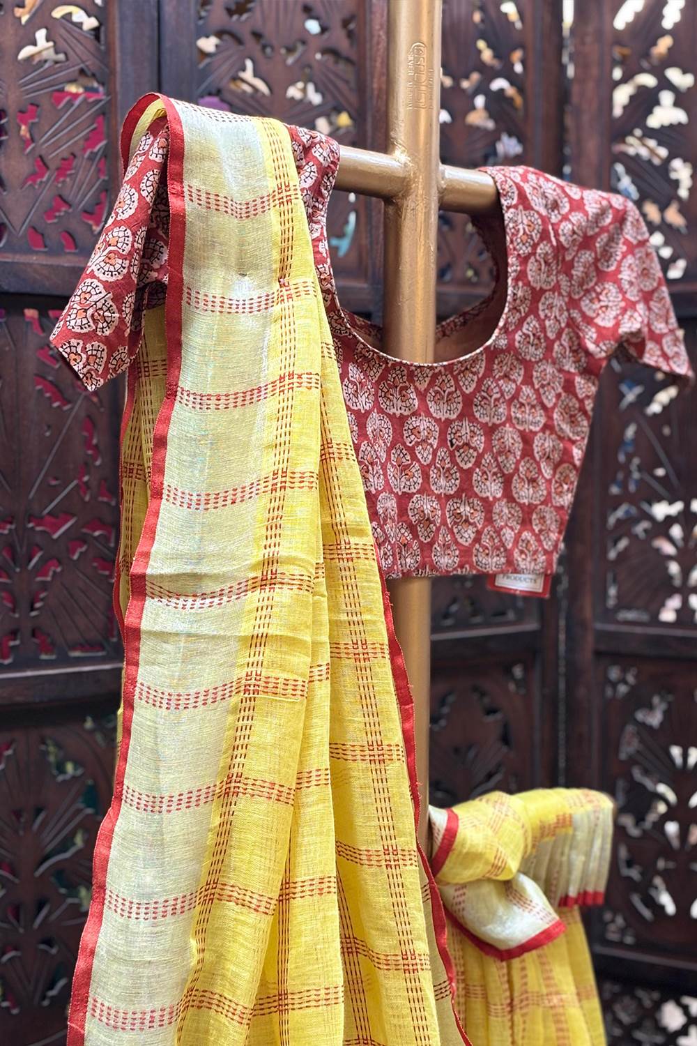 Linen Saree