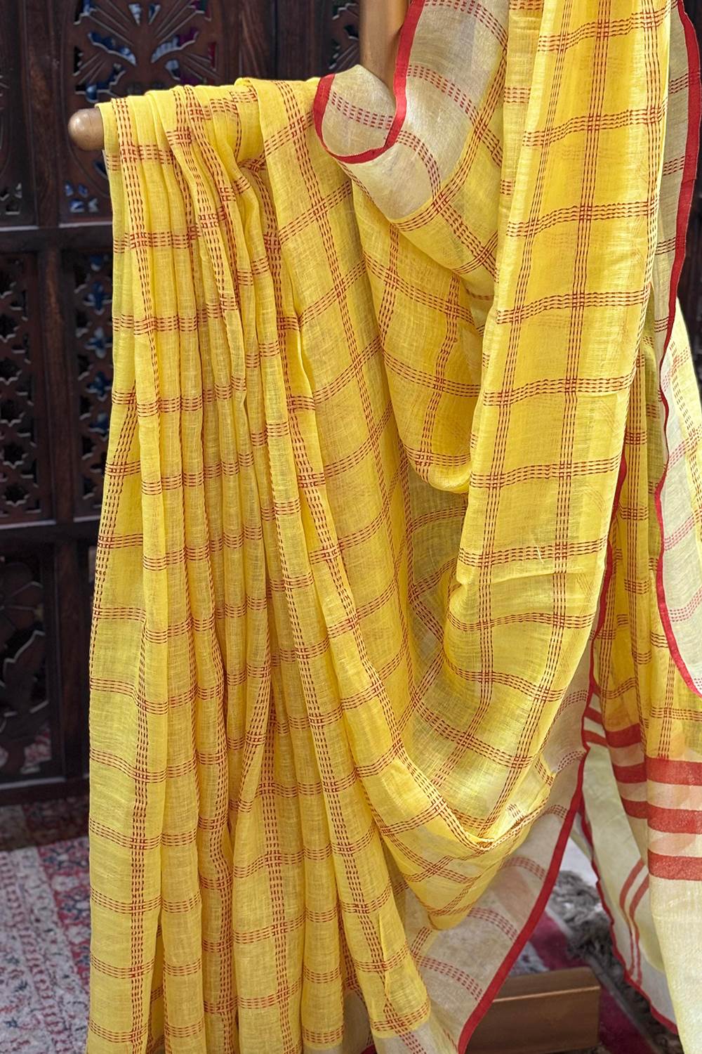 Linen Saree