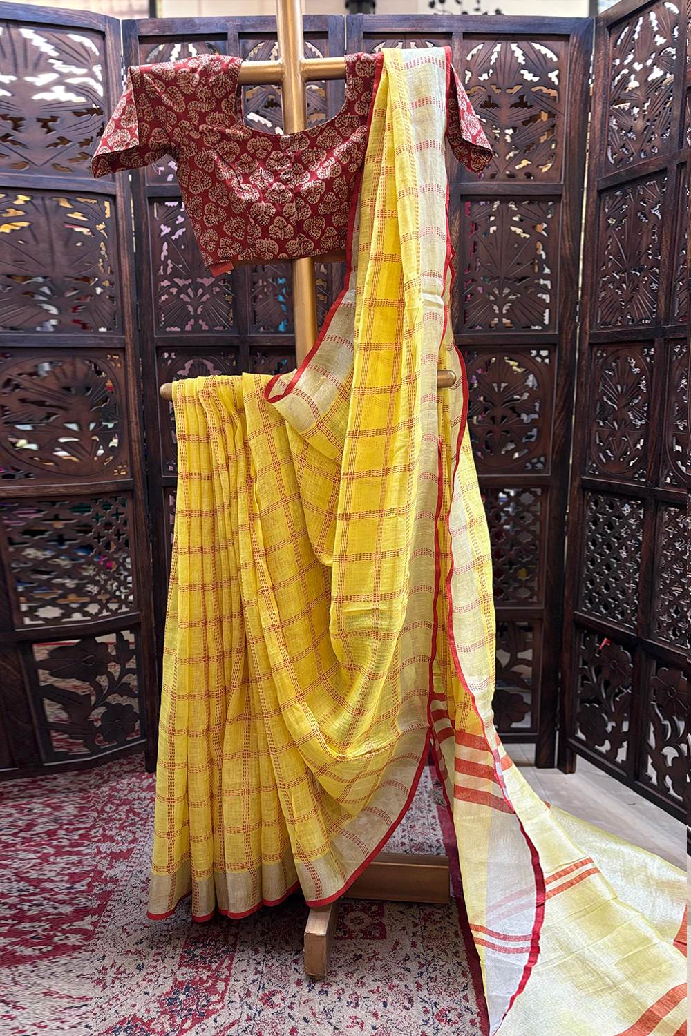 Linen Saree