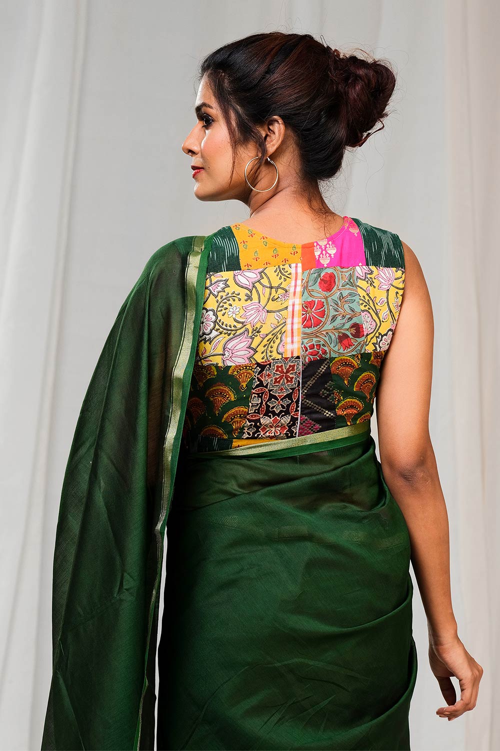 Multi Color Patch Blouse