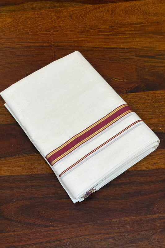 Offwhite Thick Red Line Dhothi