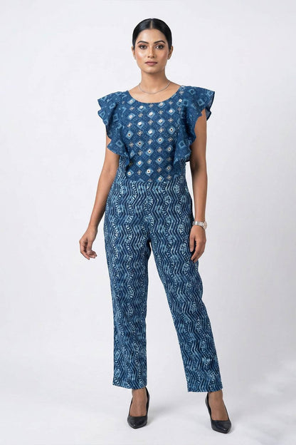 Lippan Art Indigo Jumsuit