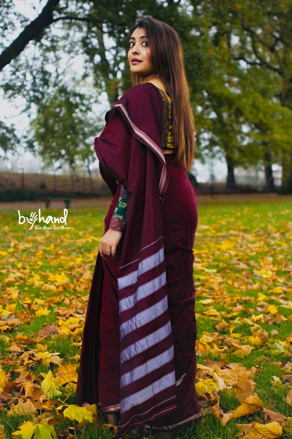 Maroon Narayanpettu Saree