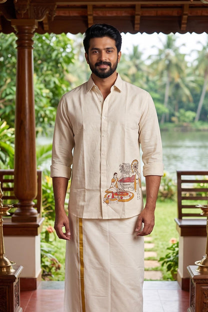 Pookalam Printed Shirt