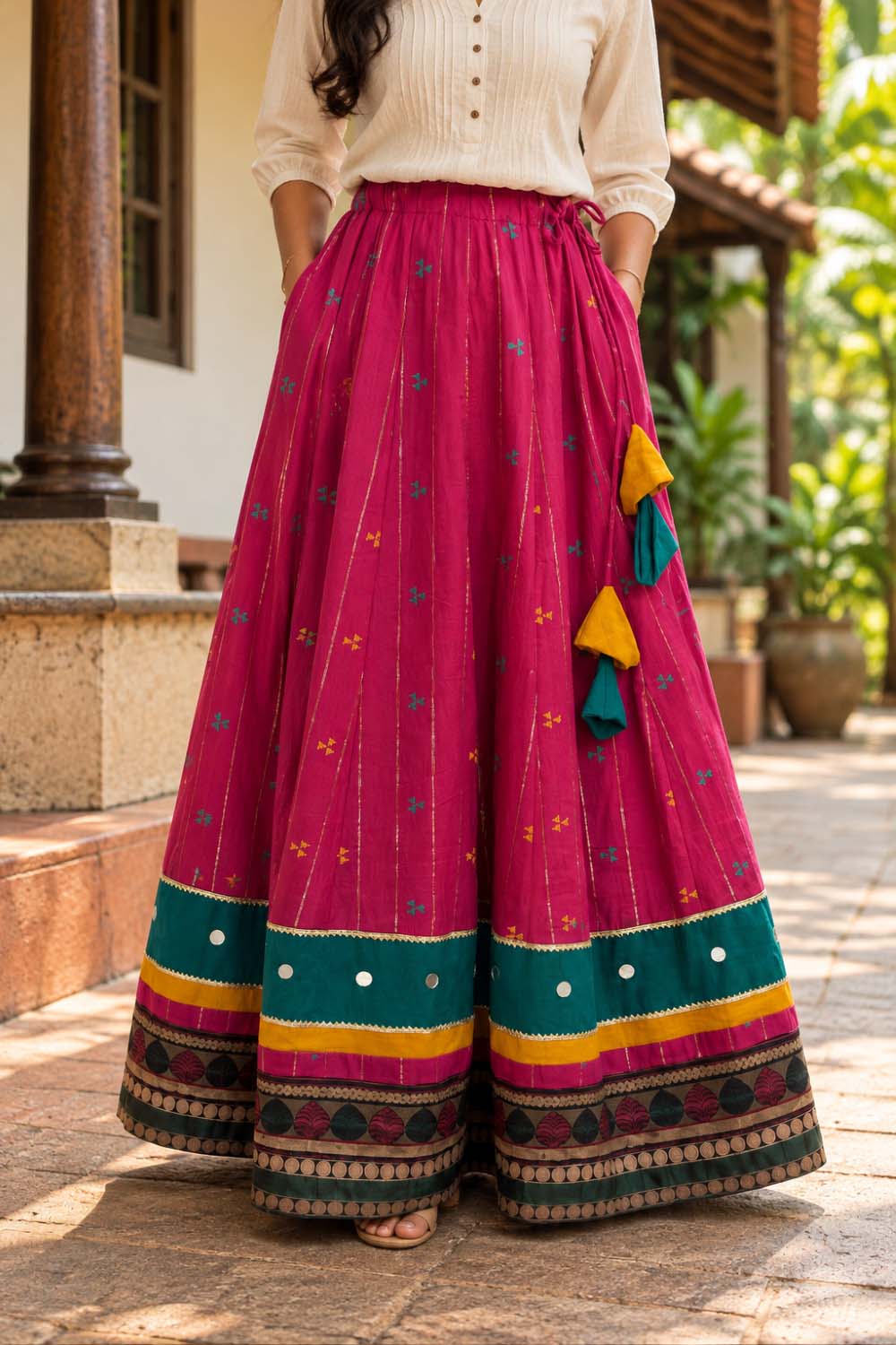 Gulabi Skirt