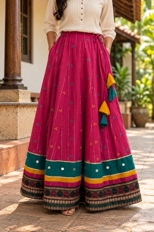 Gulabi Skirt