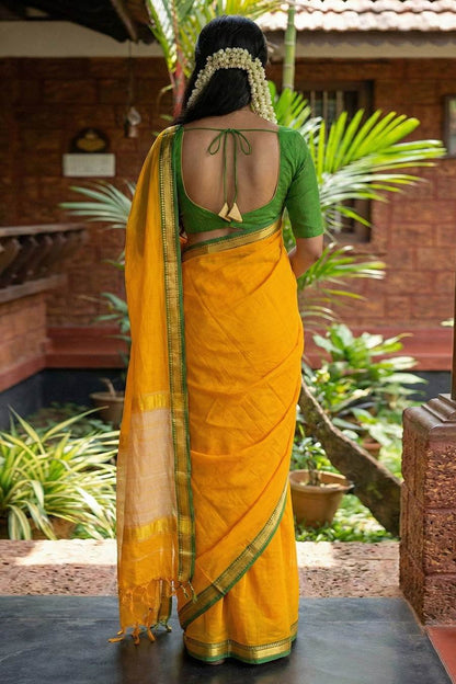 Mango Yellow Smallgomi Saree