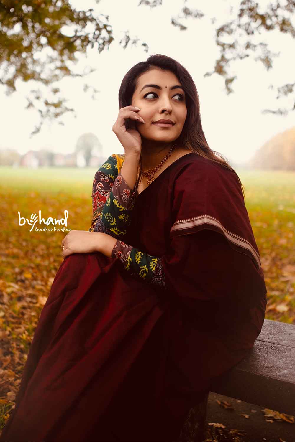 Maroon Narayanpettu Saree